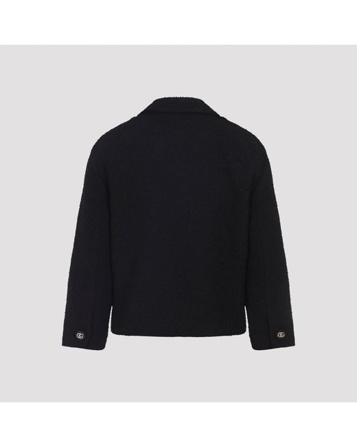 Gucci Black Wool Blend Blazer