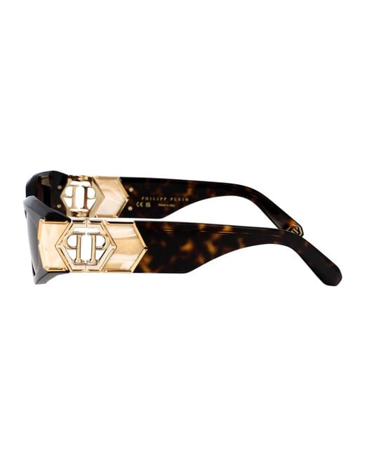 Philipp Plein Brown Sunglasses