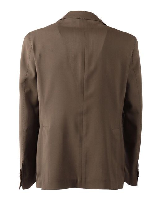 LBM 1911 LUBIAM Brown Giacca Drop S