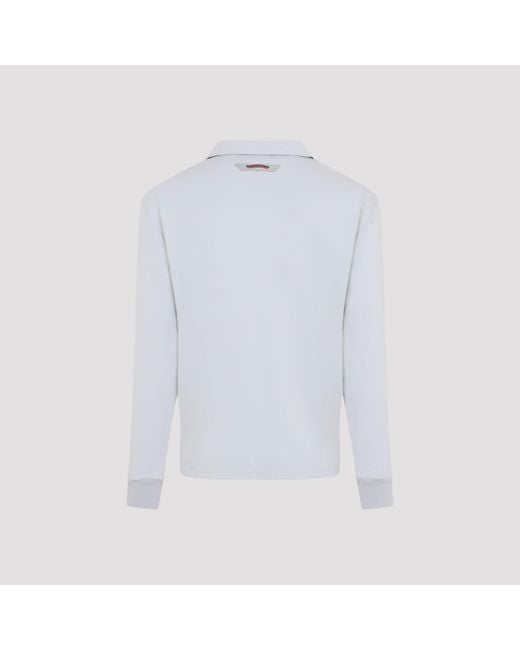 Sease White Supima Polo Shirt
