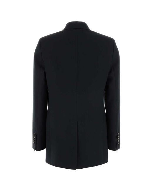 Gucci Black Midnight Blue Wool Blazer