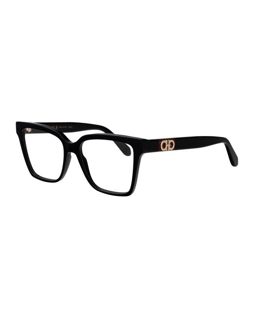 Ferragamo Black Acetate Glasses
