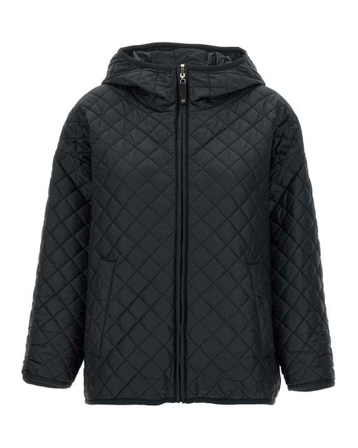 Max Mara Max Mara De Cube 'leo' Omkeerbare Jas in het Black