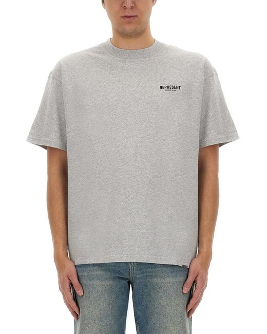 Represent Repräsentieren Sie T -Shirt mit Logo in Gray für Herren