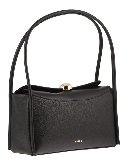 Furla Black Nicole Leather Bag M