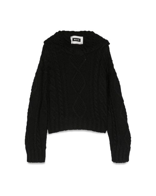 MSGM Black Hoodie