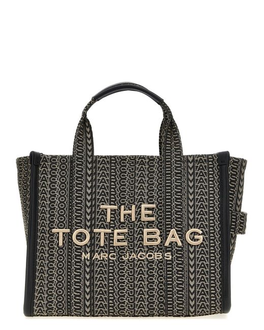 Marc Jacobs 'the Monogram Jacquard Medium Tote' Boodschappentas in het Black