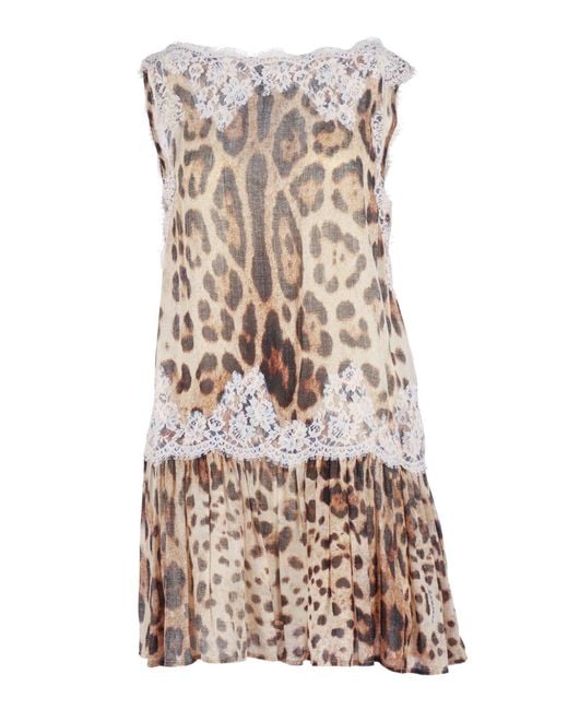 Ermanno Scervino Natural Abito Con Sottoveste