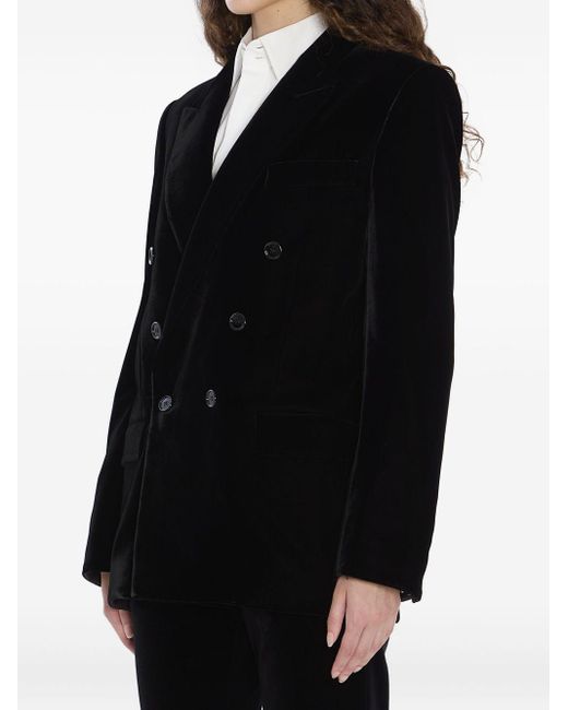 Saint Laurent Black Cassandre Jacket