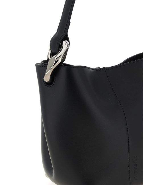 J.W. Anderson Black 'The Jwa Small Corner Bucket' Shoulder Bag