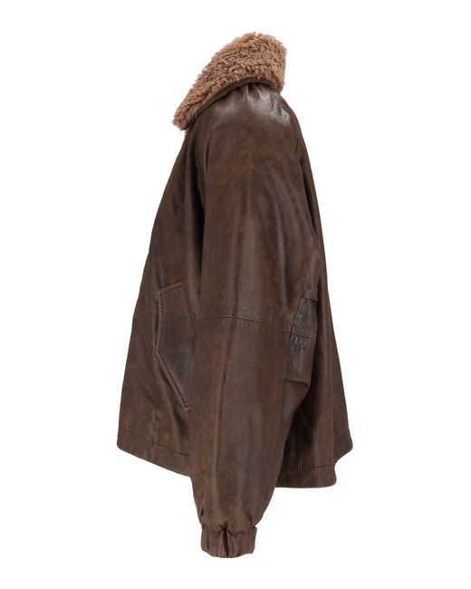 Bully Brown Leather Jacket