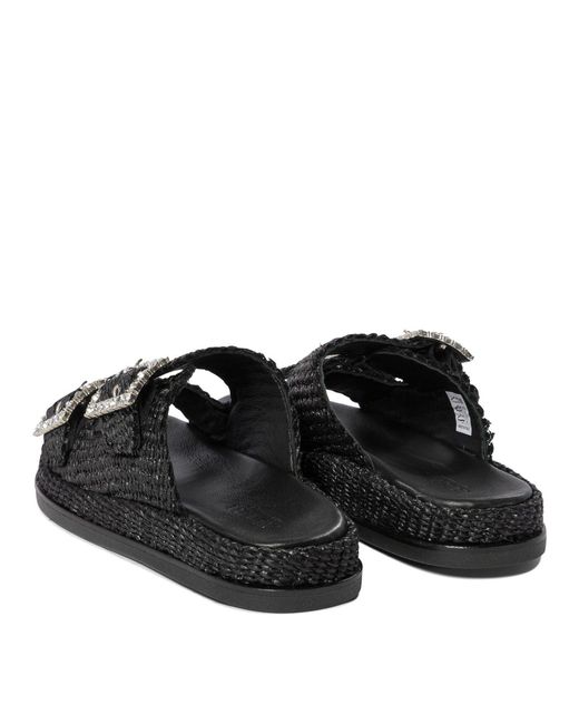 Alibi Black "Greta" Sandalen