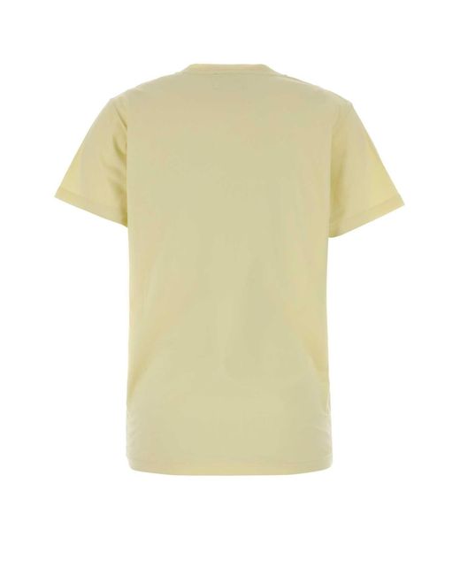 Isabel Marant Yellow Pastel Cotton Aby T-Shirt