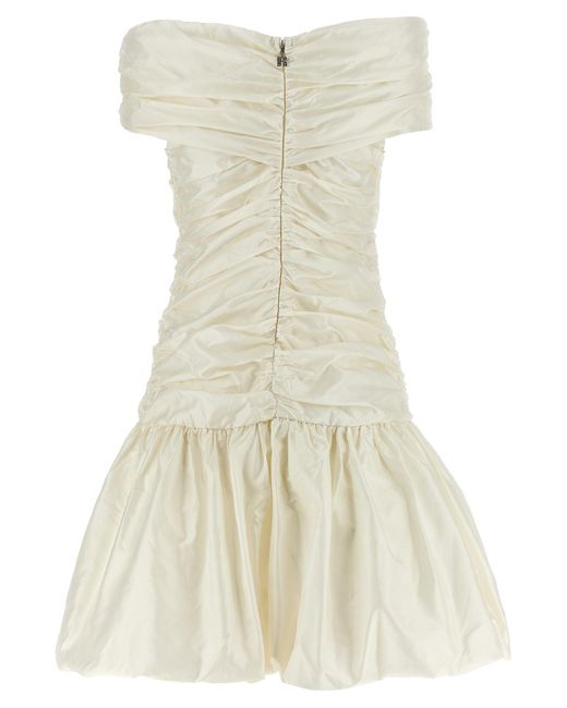 ROTATE BIRGER CHRISTENSEN White 'Off Shoulder' Dress