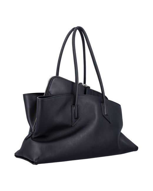The Attico Blue La Passeggiata Medium Tote Bag