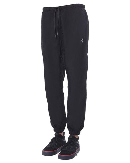 Marcelo Burlon Blue Jogging Pants for men