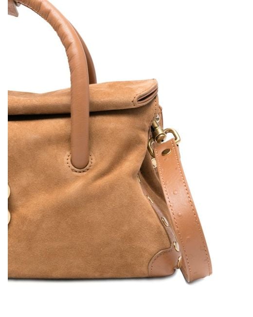 Zanellato Brown Dotta Baby Leather Handbag