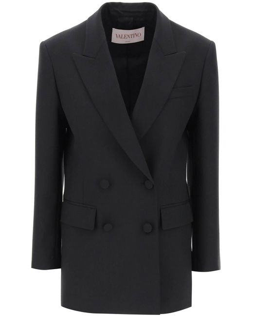 Veste en laine sur mesure pour hommes Valentino Garavani en coloris Black