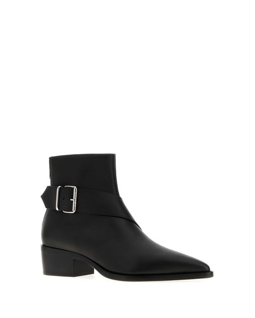 McQueen Black Boots for men