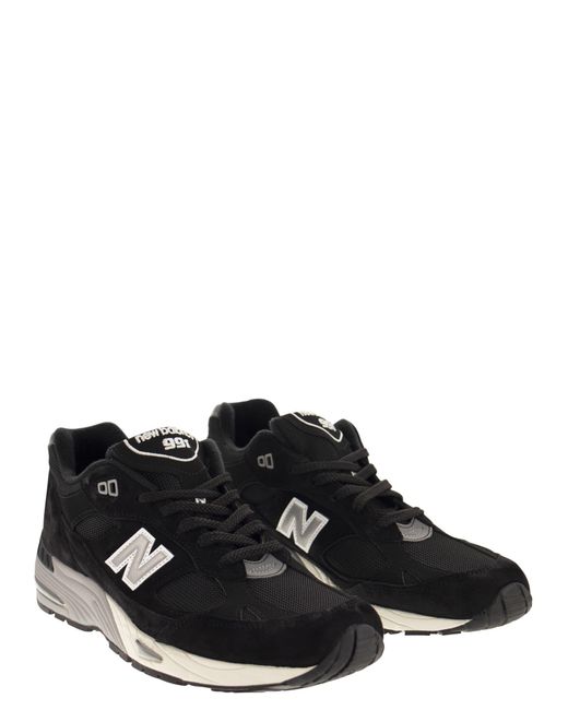 991 Sneaker di New Balance in Black da Uomo