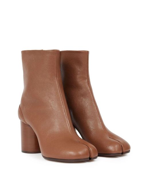 Maison Margiela Brown "Tabi" Ankle Boots T.080 Shoes