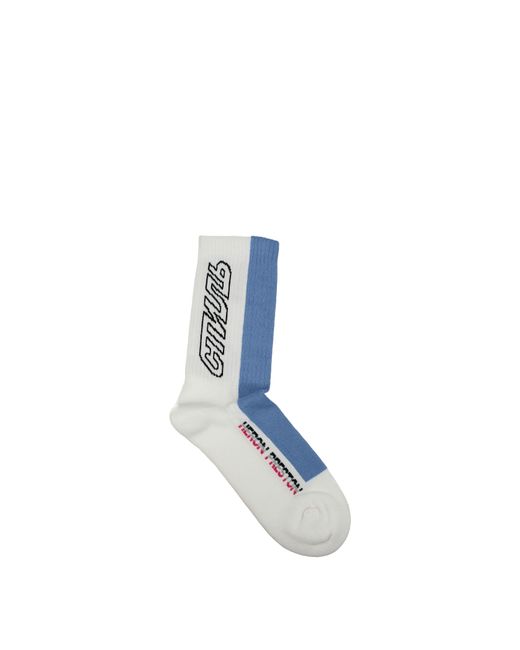 Mujeres 's Calcetines y calcetines algodón blanco/azúcar Heron Preston de hombre de color Blue