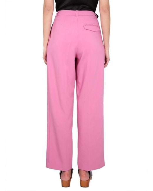 Alysi Pink Straight Leg Pants
