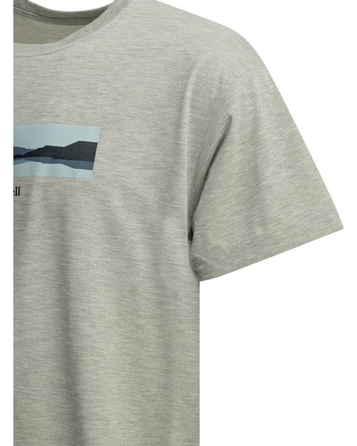 Montbell Gray Polyester T-Shirt