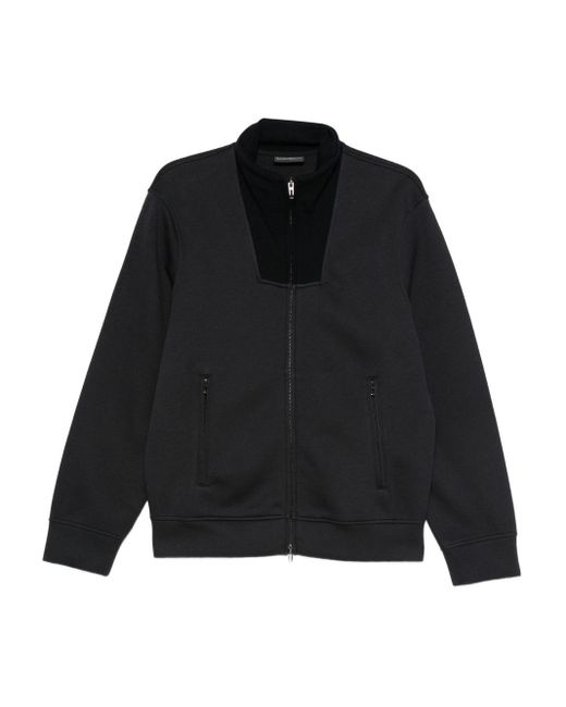 Sudadera con cremallera de cápsula emporio armani Emporio Armani de hombre de color Black