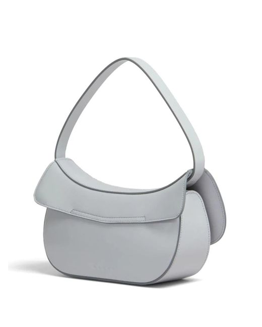 Sac à bandoulière en cuir Marni en coloris Black