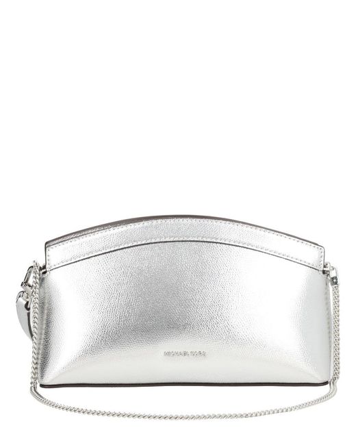 MICHAEL Michael Kors White Clutch "Athena" Small