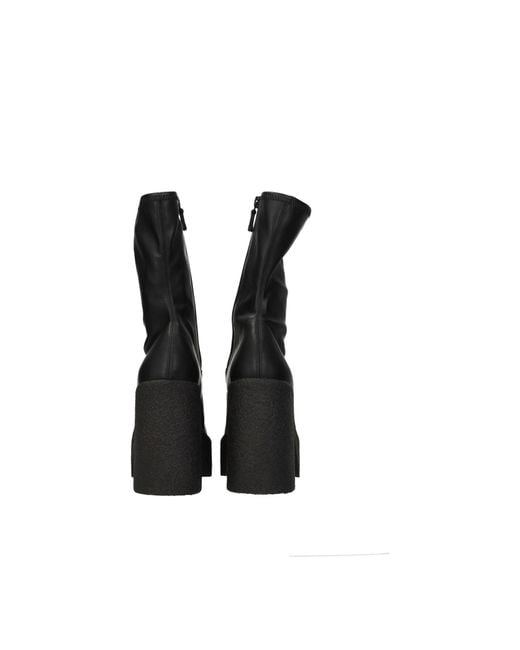 Stella McCartney Black Stivaletti Donna Eco Pelle Nero for men