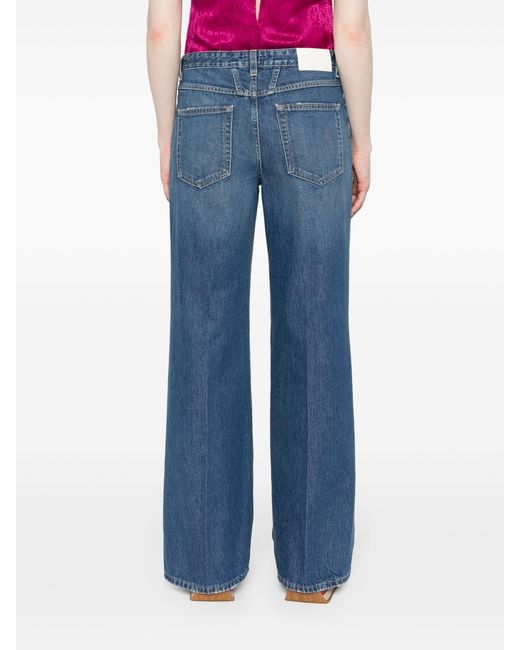Closed Blue Wide Leg Denim Jeans