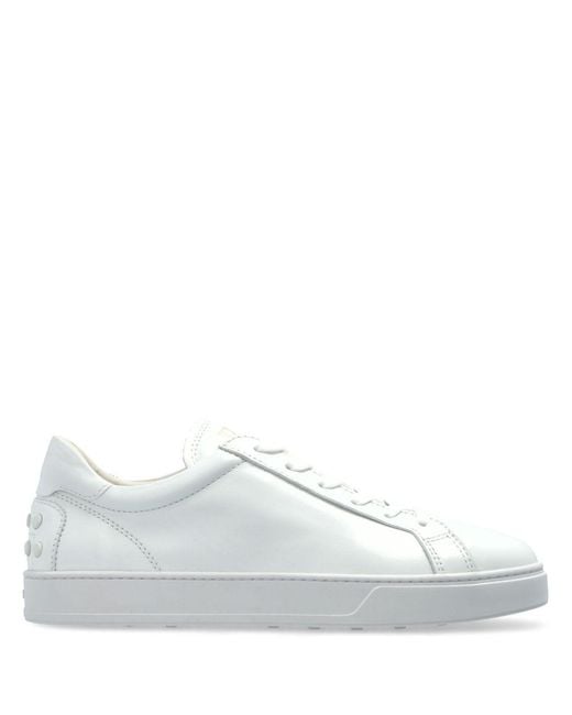 Tod's White Leather Sneakers