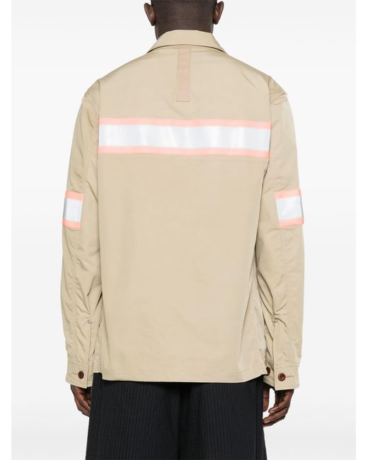 Junya Watanabe Jack Met Reflecterend Detail in het Natural voor heren