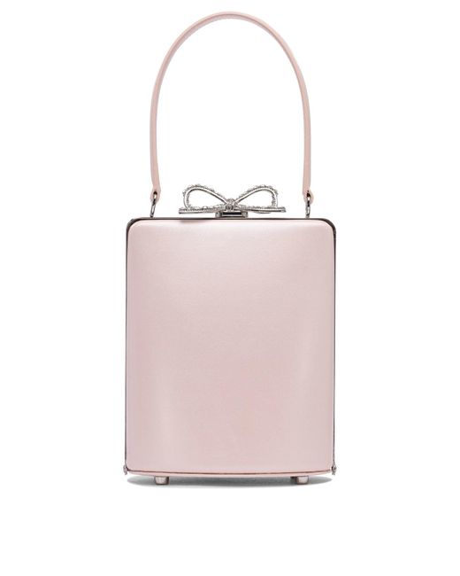 Self-Portrait Handtasche "Pink Leather Mini Bow"