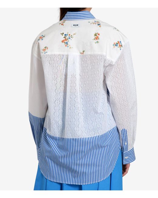 MSGM Shirts in het Blue
