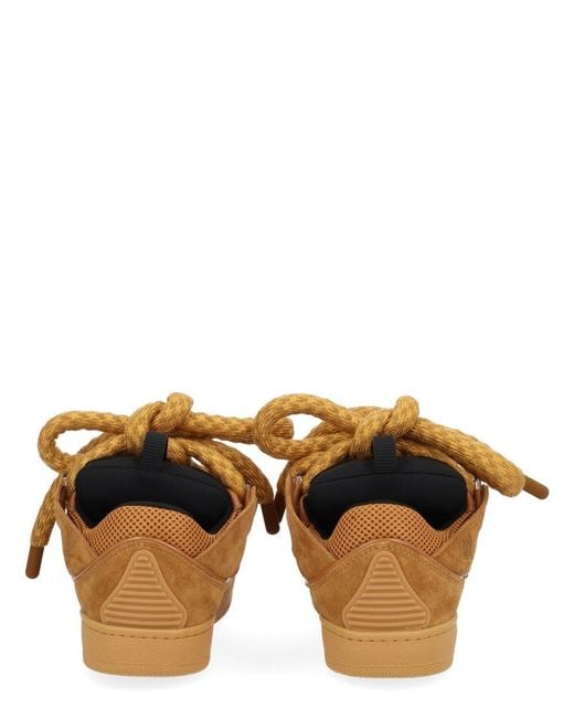Lanvin Brown Curb Sneakers