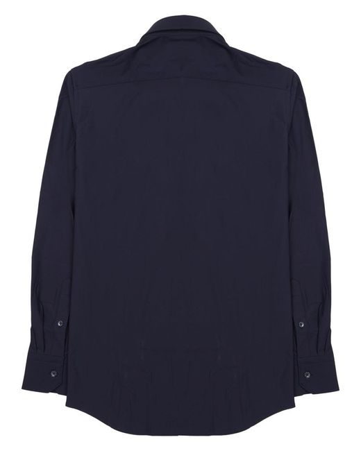 ARCHIVIUM BE UPDATED Blue Shirt Technical Fabric for men