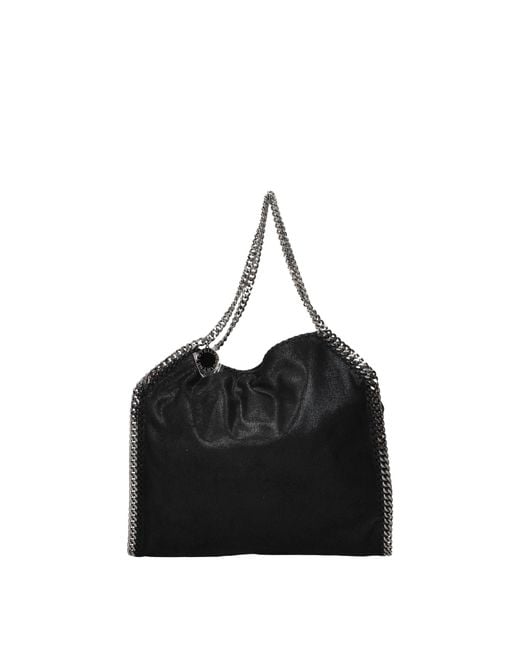 Stella McCartney Black Stella Mc Cartney Falabella Shoulder Bag Eco Suede