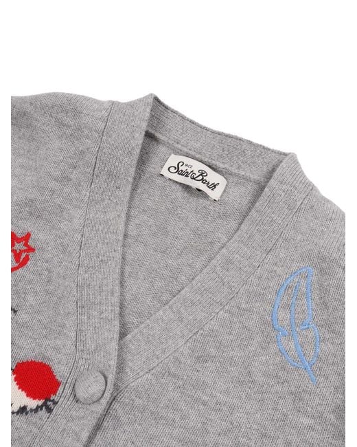 Mc2 Saint Barth Gray Sasi Jr-Silvester Help 15Ml Emb Cardigan
