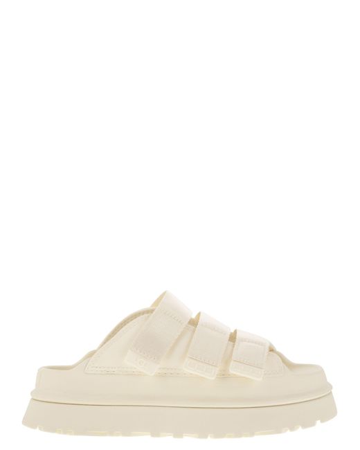 Ugg Natural Goldenglow Slipper mit Gurten