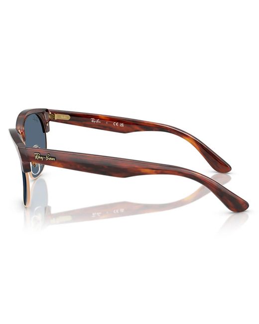 Ray-Ban Blue Sonnenbrille Rbr0504 S 13983 A Clubmaster Reverse Braun/Dunkelblau Unisex