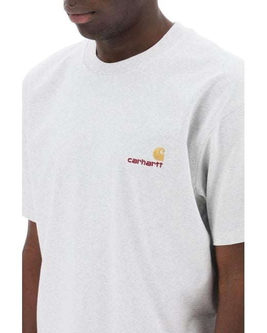 Carhartt American Drehbuch T -Shirt in White für Herren