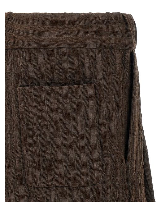 Des shorts Bermuda «Platon» Dries Van Noten pour homme en coloris Brown