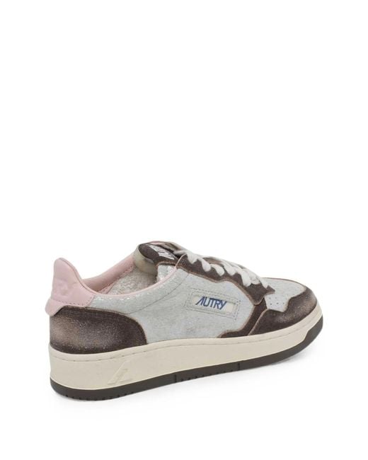 Autry White Color Block Sneakers