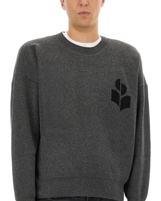 Isabel Marant Gray Dark Knit Jersey for men
