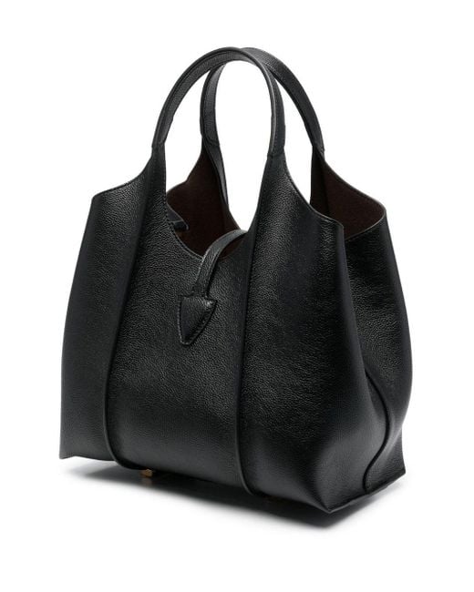 Tod's Black T Timeless Micro Leather Tote Bag