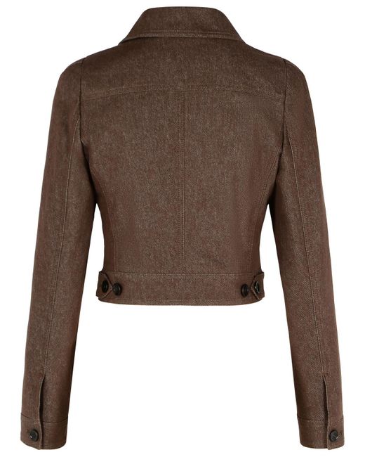 'Carpa' Blazer de algodón marrón Max Mara de color Brown