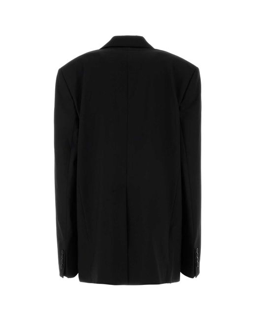 Y. Project Black Stretch Jersey Oversize Blazer